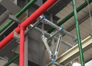 城子河该抗震支架的整体式支吊架结构协调性好